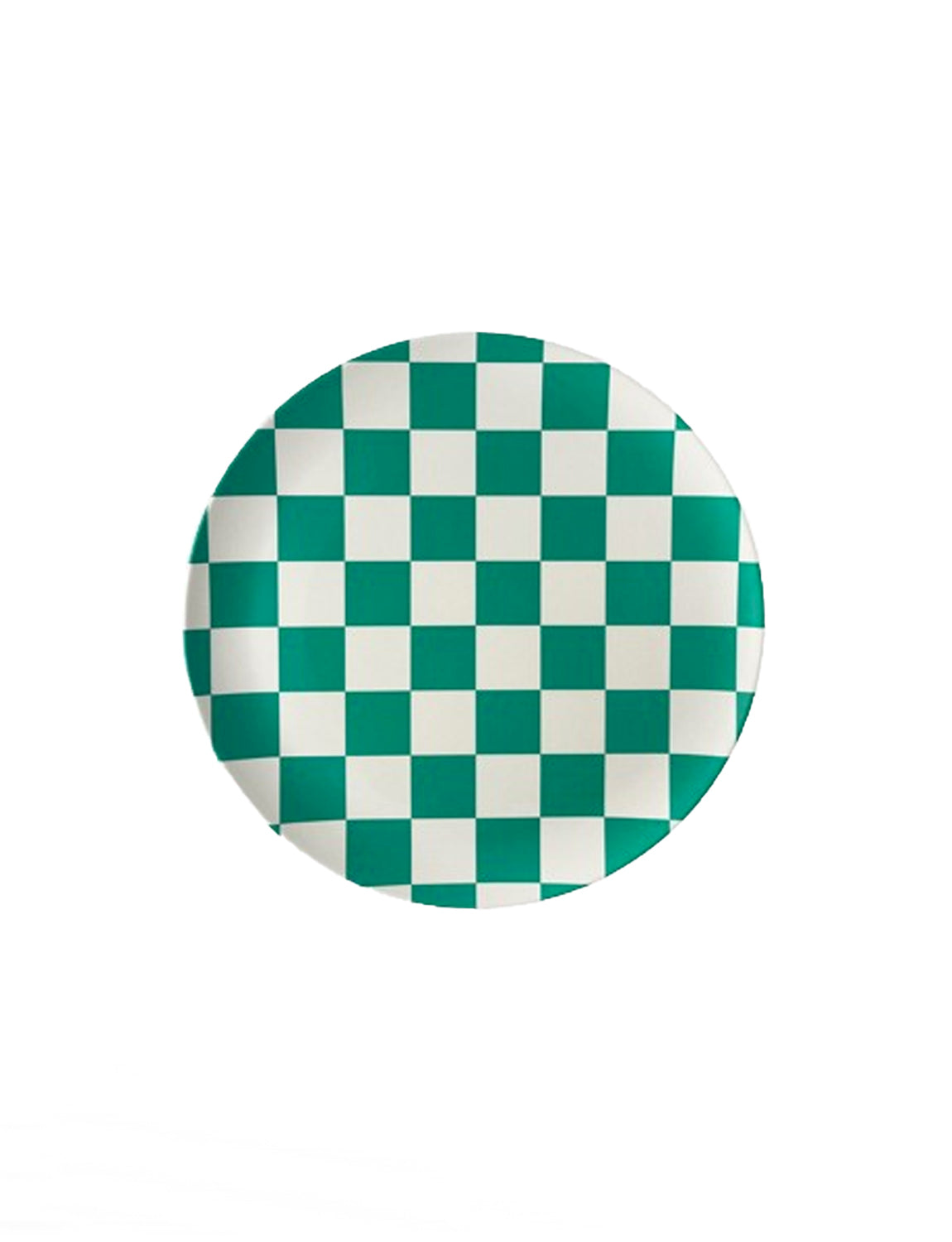Xenia Taler Green Check Side Plate 8"