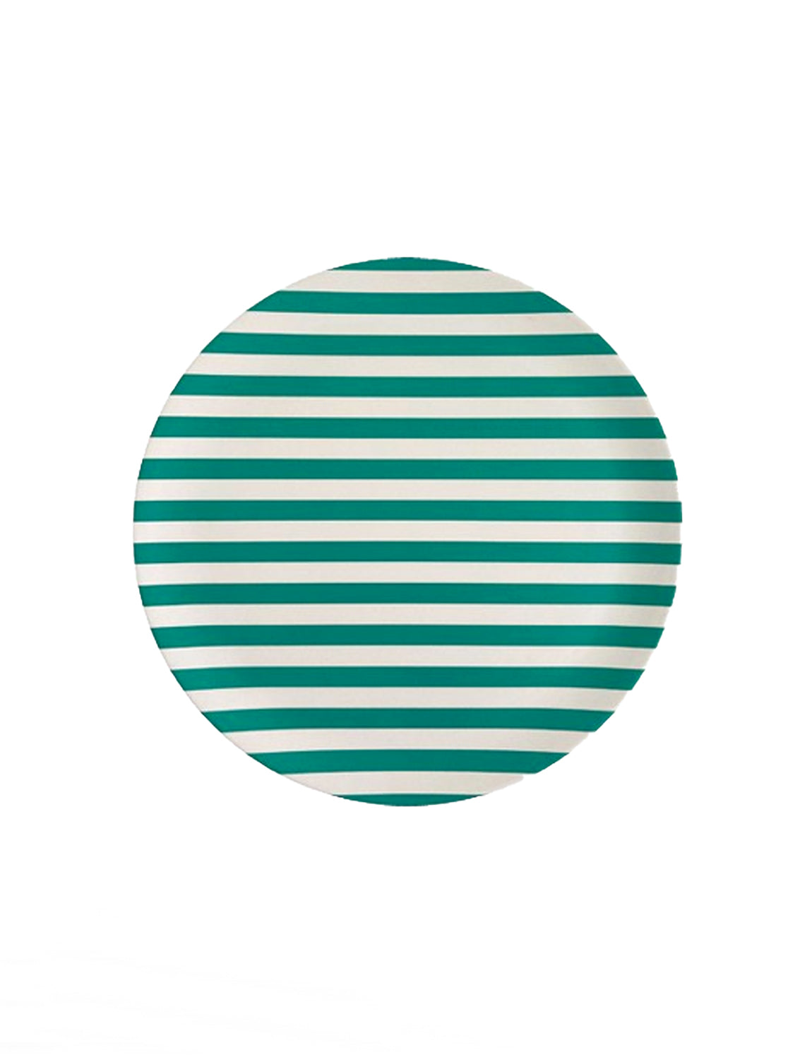 Xenia Taler Green Stripe Dinner Plate 10"