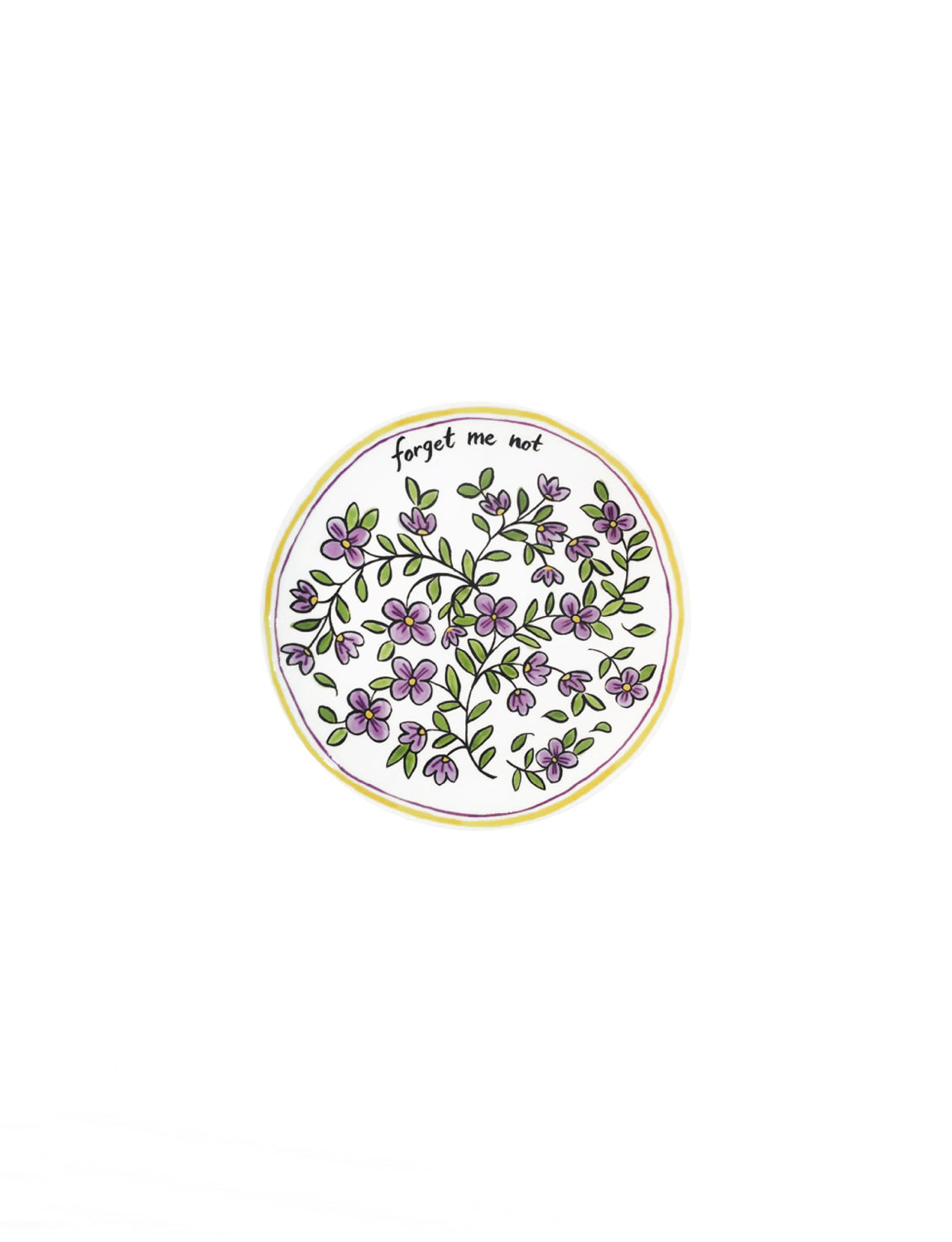 Twig Heritage Forget Me Not Salad Plate, 9"