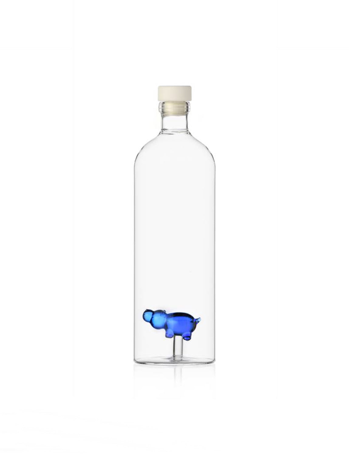 Ichendorf Animal Farm Bottle, blue hippo