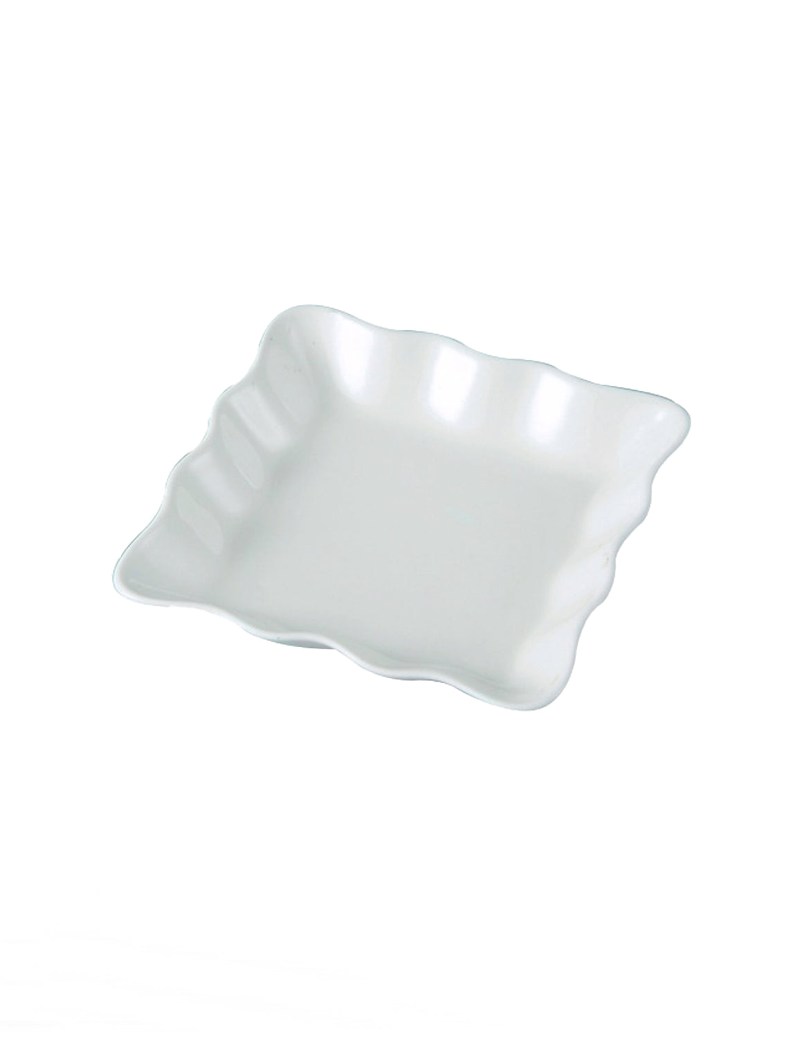Twig White Serving Lace Square Plate, medium