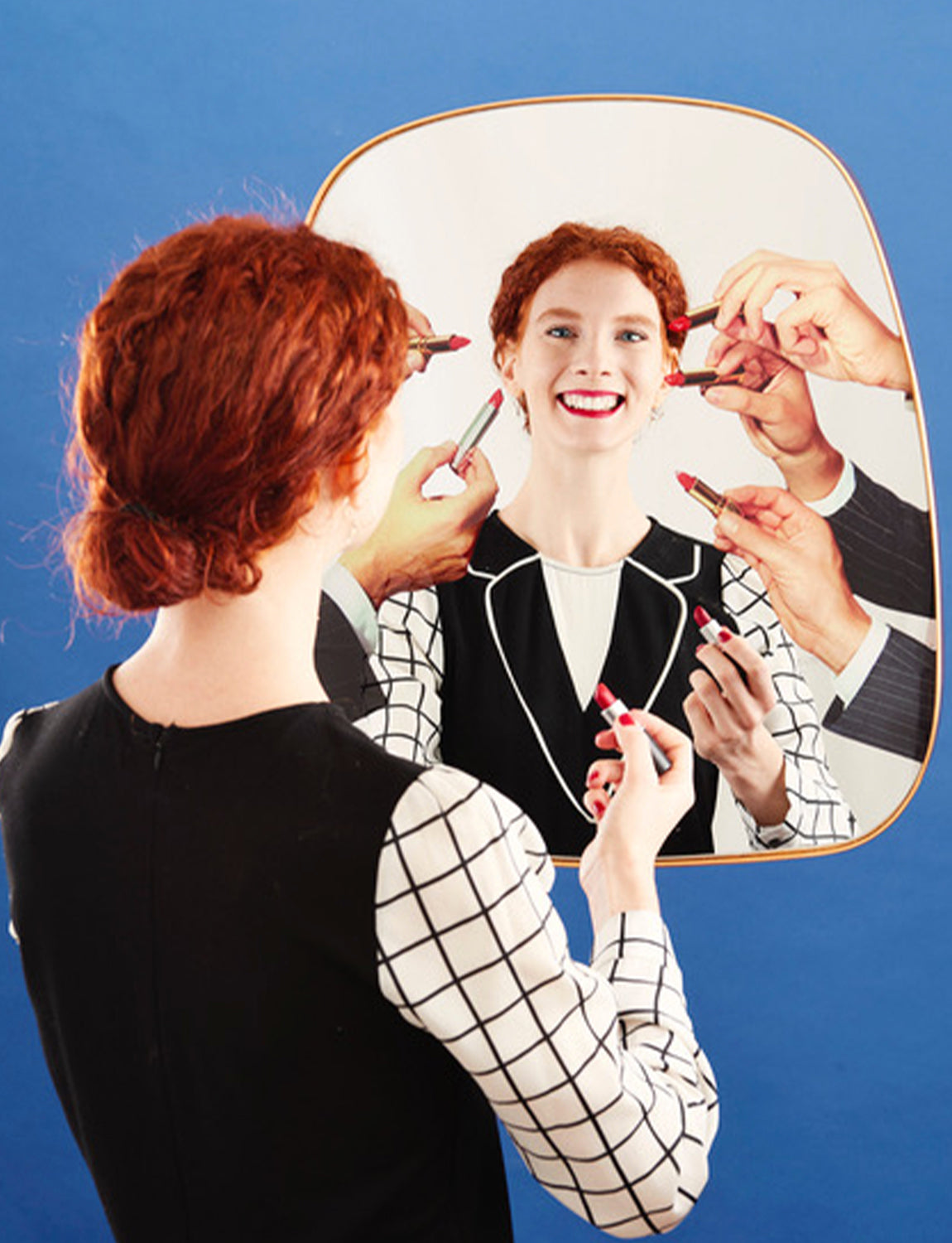 SELETTI Wears TOILETPAPER Plastic Mirrors Specchi, Medio/Lipsticks :  : Casa e cucina