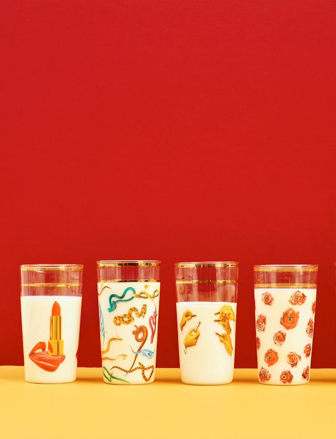 Seletti Toiletpaper Glass, Tongue