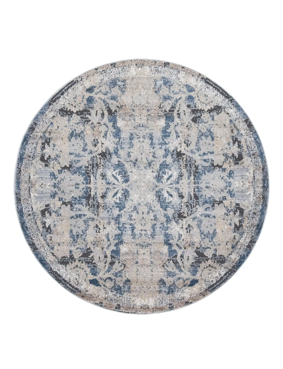 Round Classic Rug Classica Black Round Rug