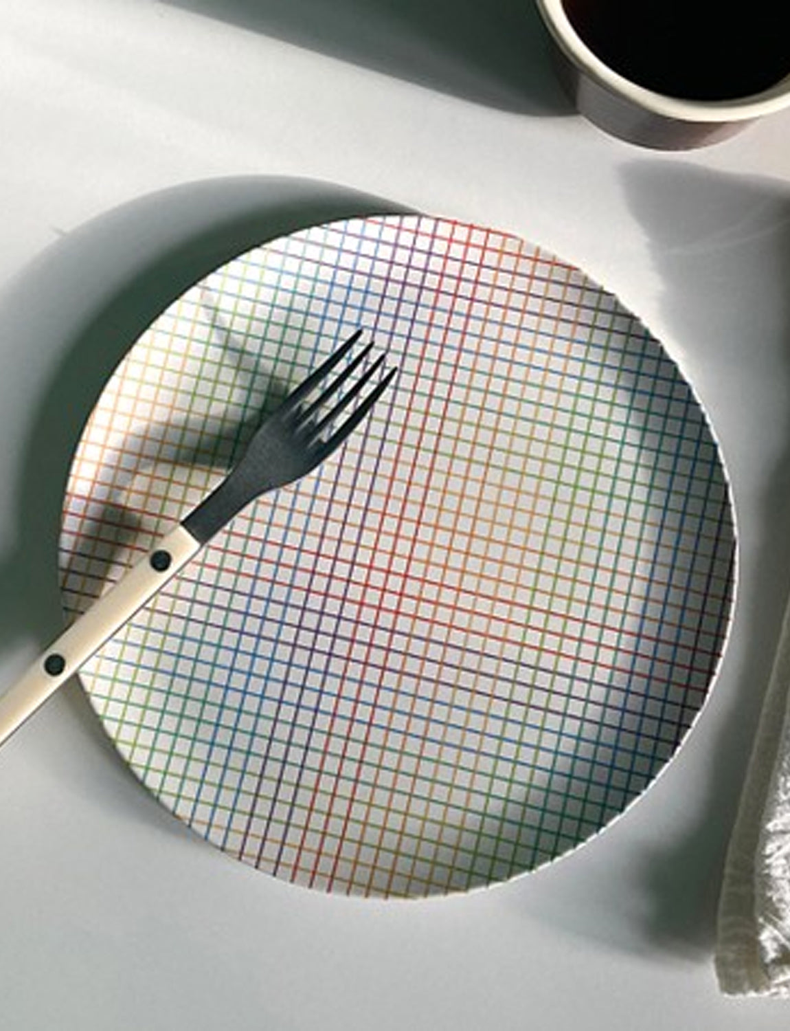 Xenia Taler Rainbow Grid Side Plate 8"