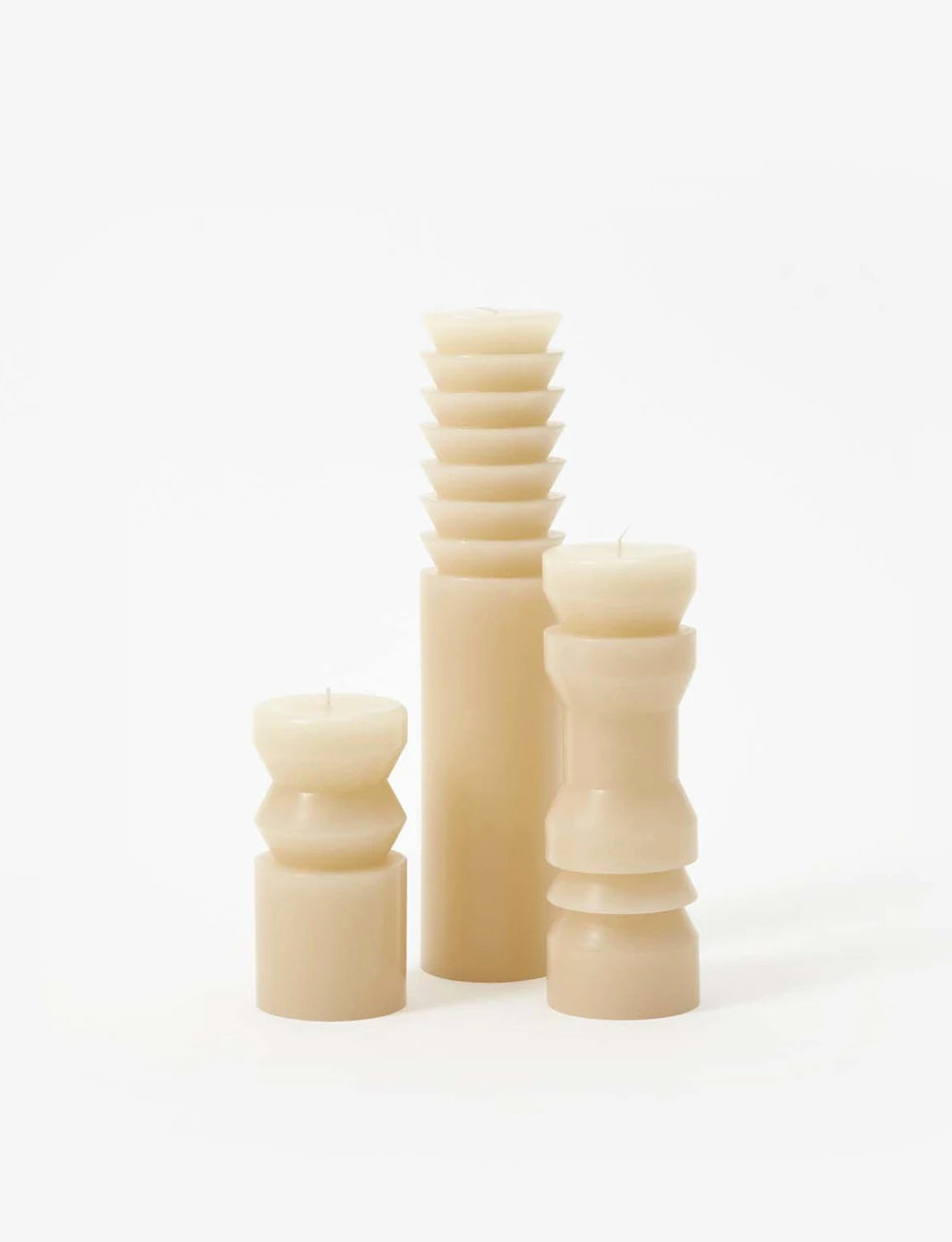Areaware Totem Candles, sand