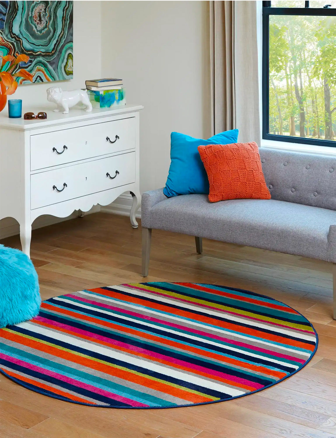 Fiesta Round Rug