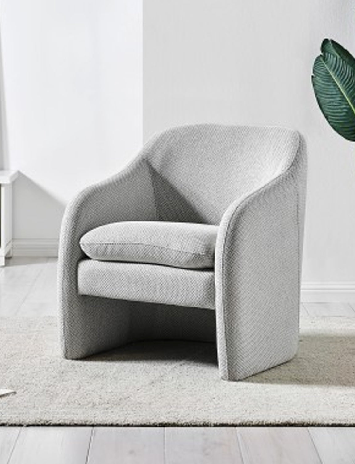 Zeke Fabric Accent Chair
